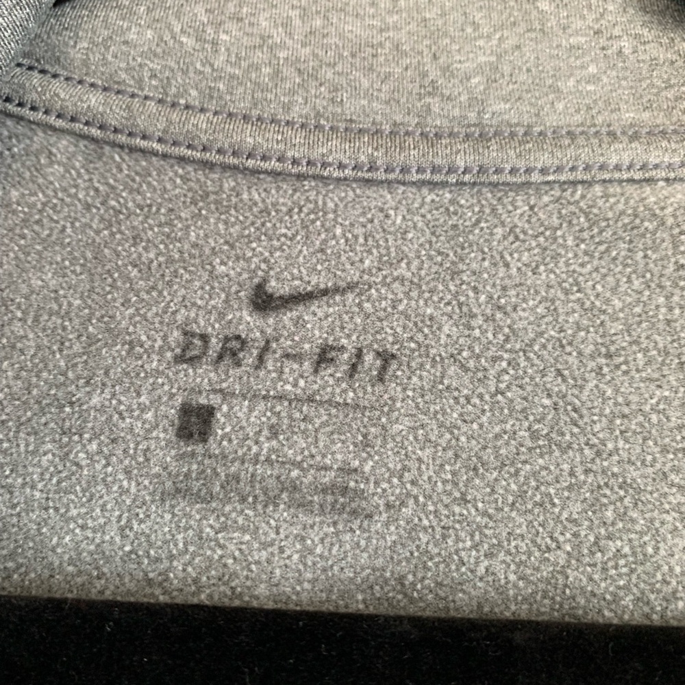 Nike Dri-FIT 1/4 Zip Pullover Womens Small Gray Long Sleeve Running Golf Top - Picture 8 of 13